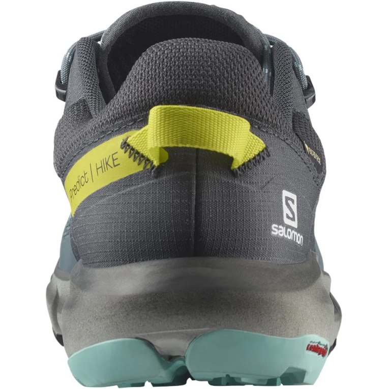 Dark Grey / Turquoise Salomon Predict Hike GTX Women's Hiking Shoes | IE BD8539